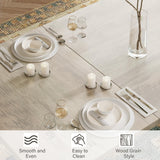 IDEALHOUSE Dining Table, Rectangular Wooden Kitchen Table for 6 70.87”, Vintage Design, Industrial Farmhouse Kitchen Sets for Dining Room, Home Office, Living Room, Easy Assembly, Gray IDEALHOUSE