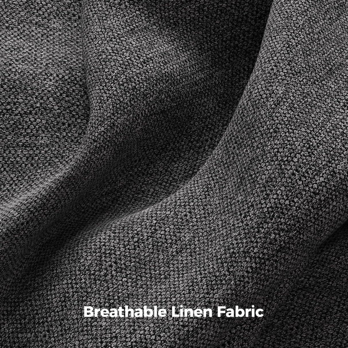 COPIAE 91 Inch Lawson Sofa with Extra Deep Seats Oversize, Mid-Century 3-Seat Sofa Couch, for Living Room, Apartment, Lounge, Dark Gray COPIAE