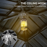 YITAHOME 10x10ft Gazebo Hardtop Double Roof Canopy w/Netting and Curtains, Outdoor Gazebo 2-Tier Hardtop Galvanized Aluminum Frame Garden Tent for Patio, Backyard, Deck and Lawns, Brown YITAHOME