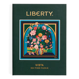 Galison Liberty Vista – 500 Piece Book Puzzle with Iconic Botanical Liberty Heirloom Print Artwork Packaged in Magnetic Keepsake Book Sized Box Galison