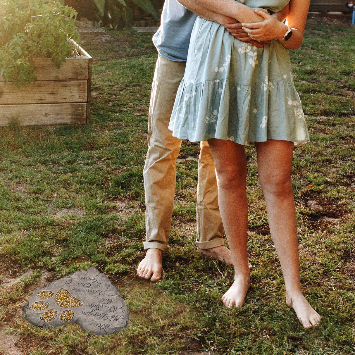 OBSI Dog Memorial Gifts for Loss of Dog Sympathy Gift - Rainbow Bridge Dog Memorial Stone for Remembrance Dog Passing Away Sympathy Gifts - Thoughtful Pet Loss Gifts - Gray OBSI