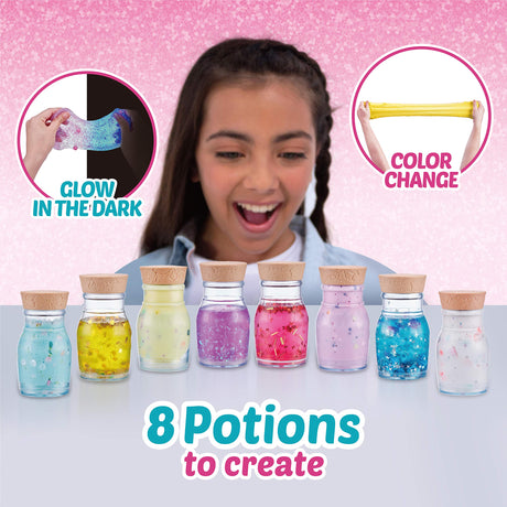Oosh Potions Slime Surprise (Purple) by ZURU DIY Slime Kit with Sparkles, Beads, Glittler, Stress Relief, Party Favors, Magical Fluffy Putty Slime for Kids and Girls Ages 6+ ZURU Oosh