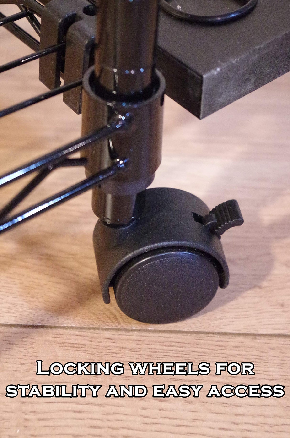 Old Cedar Outfitters Rolling Rod Cart and Tackle Trolley Holds 12 Rod and Reel Combo for Garage and Home Storage Old Cedar Outfitters