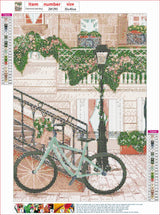 LIULIMI Diamond Painting Kits, DIY 5D World Landscape Diamond Painting Kit, Round Diamond Art Full Diamond Cartoon Style 12 X 16 in (Oristano) LIULIMI