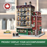 Wrebbit3D Friends Central Perk 3D Puzzle for Teens and Adults | 440 Real Jigsaw Puzzle Pieces | Not Just an Ordinary Model Kit for Adults for All Fans of The Friends TV Series Wrebbit3D