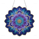 Aeepics Hanging Diamond Art Kit for Adult Mandala, DIY Diamonds Painting Pendant Ornament Kit, Acrylic Diamond Art Painting Board Kit Aeepics