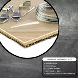 Craig Frames 20x27 Puzzle Frame – Matte Black 1 Inch MDF Moulding, Style 1WB3BK, Contemporary Profile with Clear Plexiglass, Backing, and Easy Hanging Kit – Display Jigsaw Puzzles or Posters Craig Frames