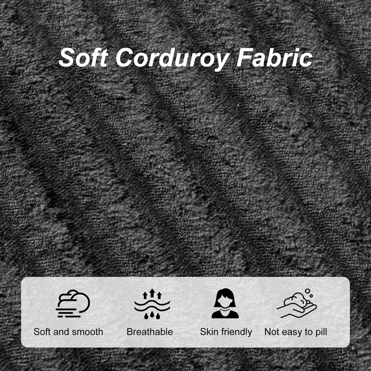 NNSNG 110" U Shaped Boneless Couches for Living Room with 2 Movable Ottomans,5 Seats Modular Cloud Sectional Couch Sofa(Black) NNSNG