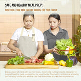 Bearchop Acacia Wood Cutting Boards for Kitchen, [20" x 15" x 1.25"] Large Edge Grain Cutting Boards, Solid Wood Butcher Block Cutting Board with Juice Grooves and Handle,Knife Friendly and Reversible EST 2007 BEAR CHOP