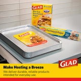 Glad Aluminum Pans, 12 Count Glad