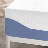 Mellow 14 Inch Cooling Gel-Infused Memory Foam Bed Mattress, Medium Firm Sleep and Breathable Fabric Cover, Queen , Mattress In A Box Mellow