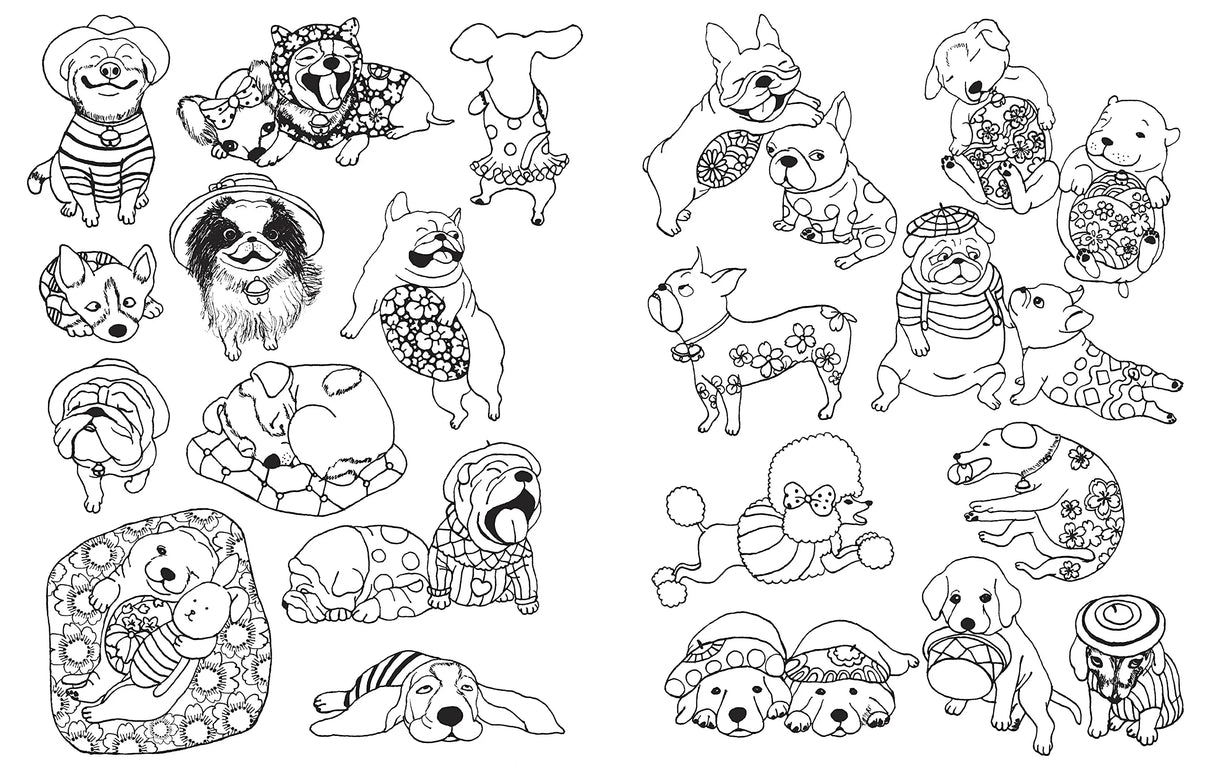 A Million Dogs: Fabulous Canines to Color (Volume 2) (A Million Creatures to Color) Union Square & Co.