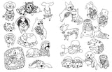 A Million Dogs: Fabulous Canines to Color (Volume 2) (A Million Creatures to Color) Union Square & Co.