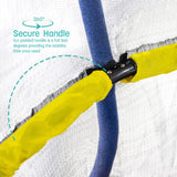 SKYWALKER TRAMPOLINES 48” Round, Indoor Outdoor Mini Trampoline for Kids Toddler Bouncer with Enclosure Net, Padded Frame, Cover and Handlebar, No-Gap Safe Design, Zoo Adventure Skywalker Trampolines