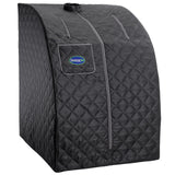 Durasage Lightweight Portable Personal Steam Sauna Spa for Relaxation at Home, 60 Minute Timer, 800 Watt Steam Generator, Chair Included (Black) Durasage