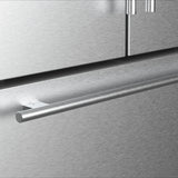 DUURA Elite DE210FDBMDSS Refrigerator Built in with French Doors Adjustable Glass Shelves Dual Drawer Bottom Freezer with Ice Maker, LED Interior Light and Stainless Steel Exterior, 36-Inch, Metallic DUURA Elite