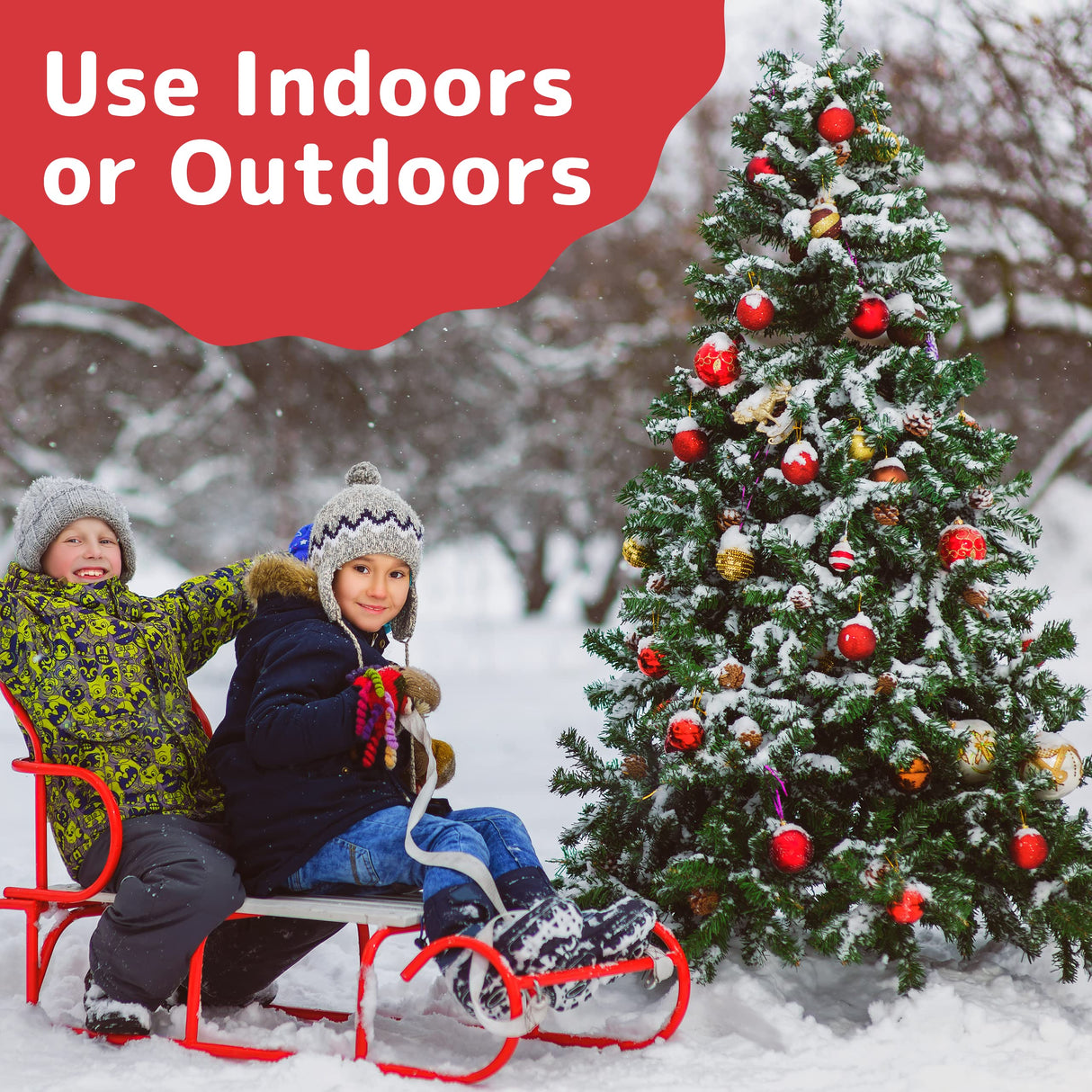 Premium 6Ft Christmas Tree with 1200 Tips for Fullness - Artificial Canadian Fir Full Bodied Christmas Tree 6ft with Metal Stand, Lightweight and Easy to Assemble PREXTEX