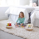 NaturalCozy 5-Piece Round Small Woven Baskets Set– Cotton Rope Baskets for Organizing! Montessori Toys, Fruits Remotes Key Tray Bowl for Entryway Desk, Shallow Catchall Home Décor, Cat Dog Bin Gift NaturalCozy