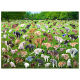 Funwares Original 101 Pooping Puppies Puzzle - Hilarious Jigsaw Puzzle - Perfect White Elephant Gag Gift - Funny Dog Pooping Puzzle for Adults and Kids! 500 Piece Puzzle! Funwares