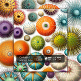 PICKFORU Colorful Sea Urchin Puzzles for Adults 1000 Pieces, Ocean Beach Puzzle, Challenging Puzzles for Adults, Nature Hard Jigsaw Puzzles PICKFORU