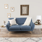 End Tables Set of 2 - Nesting Tables with Removable Wood Tops and Metal Basket Bases for Blanket Storage - Round Side Furniture for Living Room, Bedroom, or Home Office by Lavish Home (Brown/White) Lavish Home