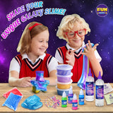 Toy Galaxy Slime Kit for Boys Girls 10-12, FunKidz Ultimate Metallic Slime Making Kit for Kids Ages 8-10 D.I.Y. Glow, Galactic, Fun Slime Gifts FUN KIDZ