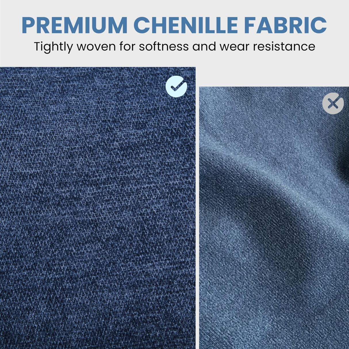 Yaheetech Swivel Accent Chair, Flower Chenille Armchair, Vanity Chair Side Chair with 360-Degree Swivel Base and Seat Cushion for Living Room/Bedroom/Home Office/Makeup, Blue Yaheetech