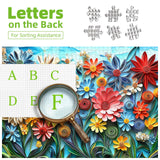 MINIWAN Puzzles for Adults 1000 Pieces Colorful Flower 1000 Pieces Jigsaw Puzzle for Adults Challenging Art Paper Puzzle Impossible Difficult Plant Jigsaw Puzzles for Adults MINIWAN