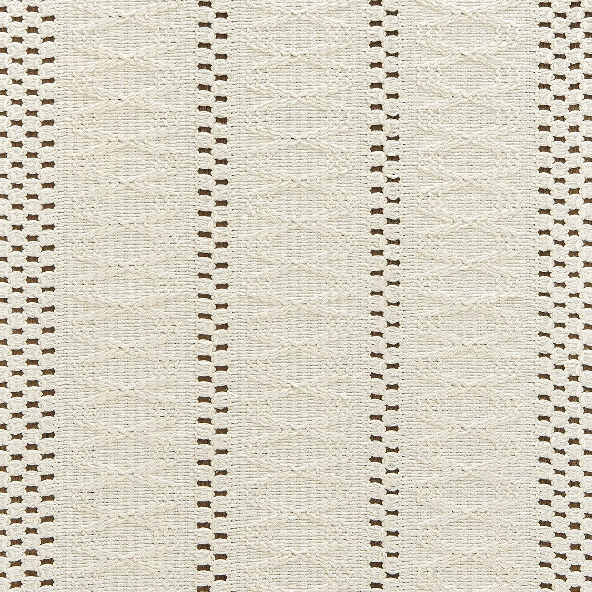 ZeeMart Macrame Style Boho Table Runner, Ivory Table Runners 72 Inches Long, Farmhouse Woven Home Decor, 12x72 Inch, Ivory ZeeMart