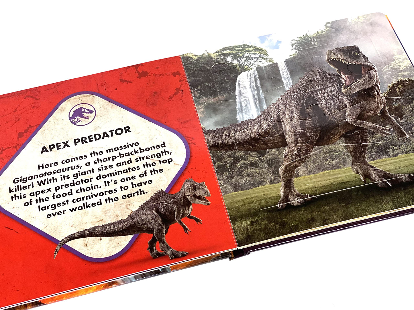 Jurassic World My First Puzzle Book - Jigsaw Puzzles for kids, 10-page board book, 5 puzzles to enjoy