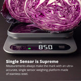 Greater Goods High Capacity Kitchen Scale, 10kg/22lb Capacity Food Scale for Bulk Cooking & Baking, Touch Controls, Hi-Def LCD, Stainless Steel Platform, Precise to 1g Greater Goods