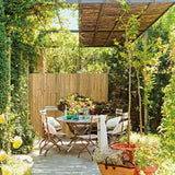 Natural Bamboo Slat Screening,6FT x 13FT Bamboo Fence Panel for Garden Privacy Fence Screen for Indoor or Outdoor (1.8m x 4m Approx) Gardgue