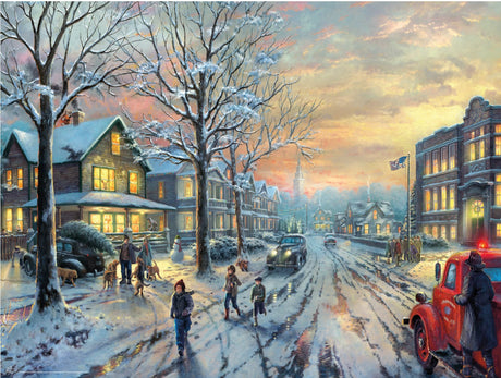 Ceaco - Thomas Kinkade - Holiday Movies - A Christmas Story - 300 Piece Jigsaw Puzzle Ceaco