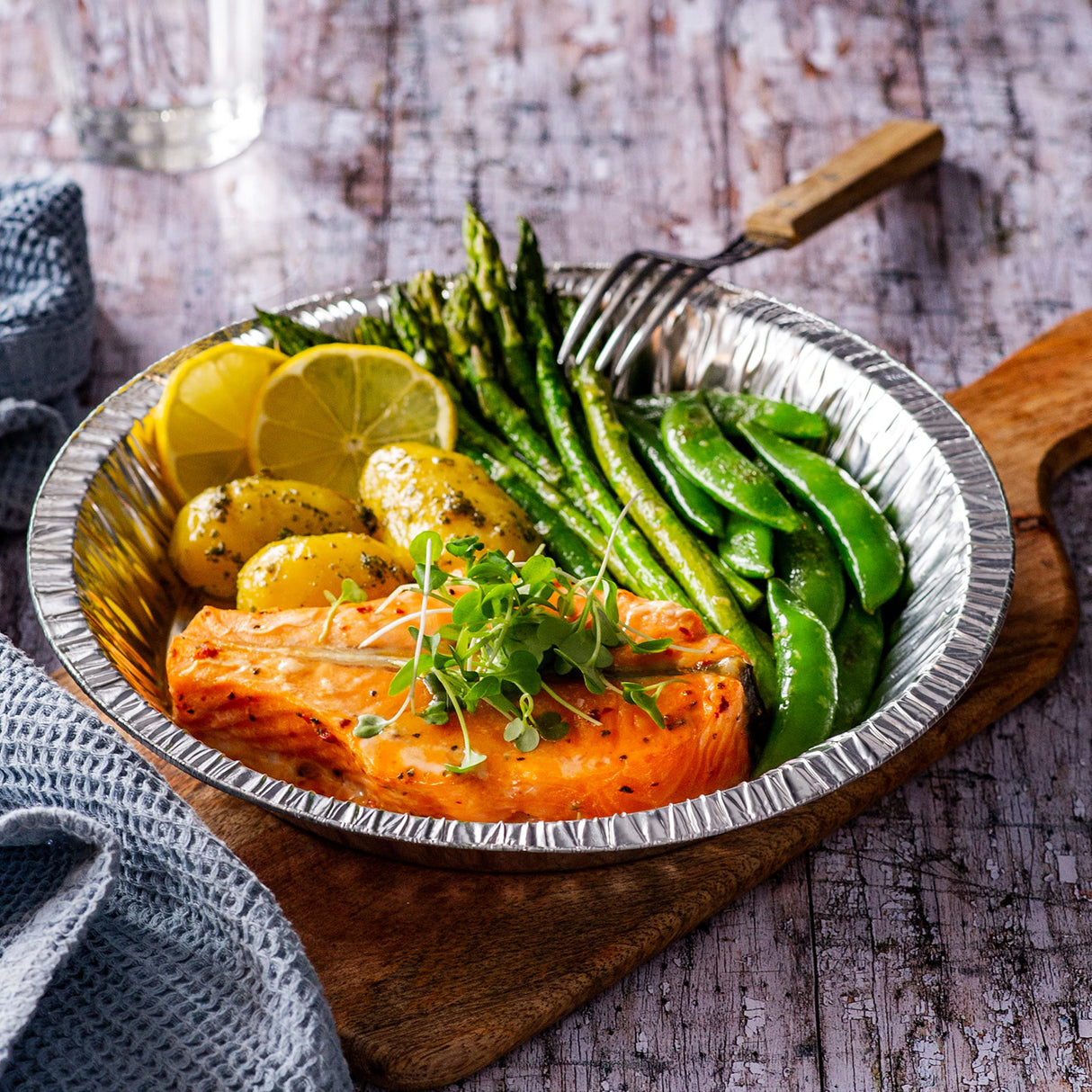 NoCry Premium Disposable Pie Pans (50 Pack) — 9 Inch Foil Aluminum Tins with Full Curl Lip for Baking Delicious Tarts or Crispy Pastry Crusts — Lightweight Yet Sturdy — Even Heat Distribution NoCry