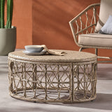 Christopher Knight Home Bruce Outdoor Coffee Table - Wicker - Light Brown Christopher Knight Home