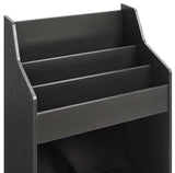 Crosley Furniture Liam Record Storage Stand, Black Crosley Furniture