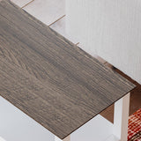 ChooChoo Farmhouse End Tables Set of 2, 3-Tier Narrow Nightstand with 2 Drawers, Slim Bedside Tables with Open Shelf for Small Space Living Room,White ChooChoo