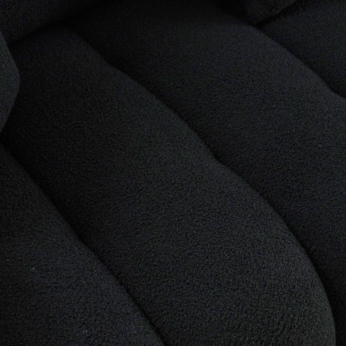 Deep Seat Teddy Fleece Loveseat Sofa with Wood Frame, 3 Seater Oversized Cloud Couch,Minimalist Style Boucle Upholstered Modular Sectional Sofa&Couches for Living Room Office Eafurn