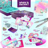 Pretty Me Unicorn Stationery Set for Kids - Birthday Gifts for Girls Ages 6, 7, 8, 9, 10 to 12 Year Old Age - Stationary Letter Writing Art Kit - Best Girl Birthday Gift - Preteen Craft Toys, Presents Pretty Me