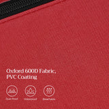 SONGMICS Christmas Tree Storage Bag, Tree Storage Container, up to 7.5 ft, Tree Holder Bag, Wear-Resistant 600D Oxford Fabric, Lightweight, Thick Handles, Red URXS003R03 SONGMICS