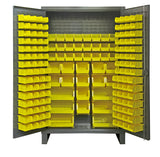 Durham Extra Heavy Duty Welded 12 Gauge Steel Cabinet with 162 Bins, HDC48-162-95, 24" Length x 48" Width x 78" Height Durham