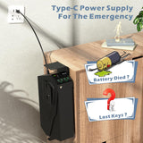 Z ZLJUAN Mounted Gun Safe for Pistols,Quick-Access Handgun Safe for Nightstand Bedside Desk Bed Gun Safes,Pistol Safe with Keypad Lock,Key (Drop Down Safe(Keypad)) Z ZLJUAN