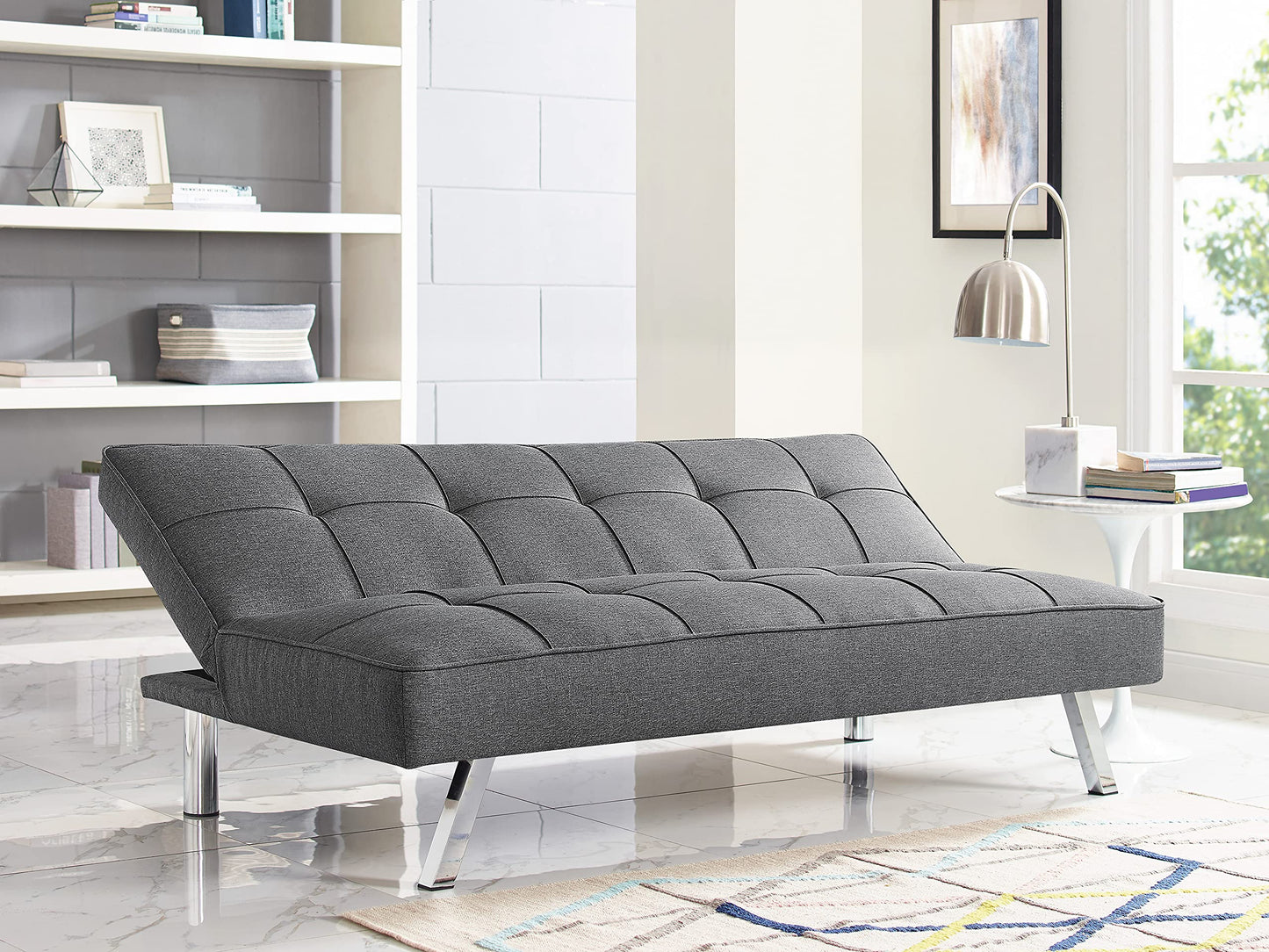 Serta Rane Convertible Sofa Bed, Charcoal