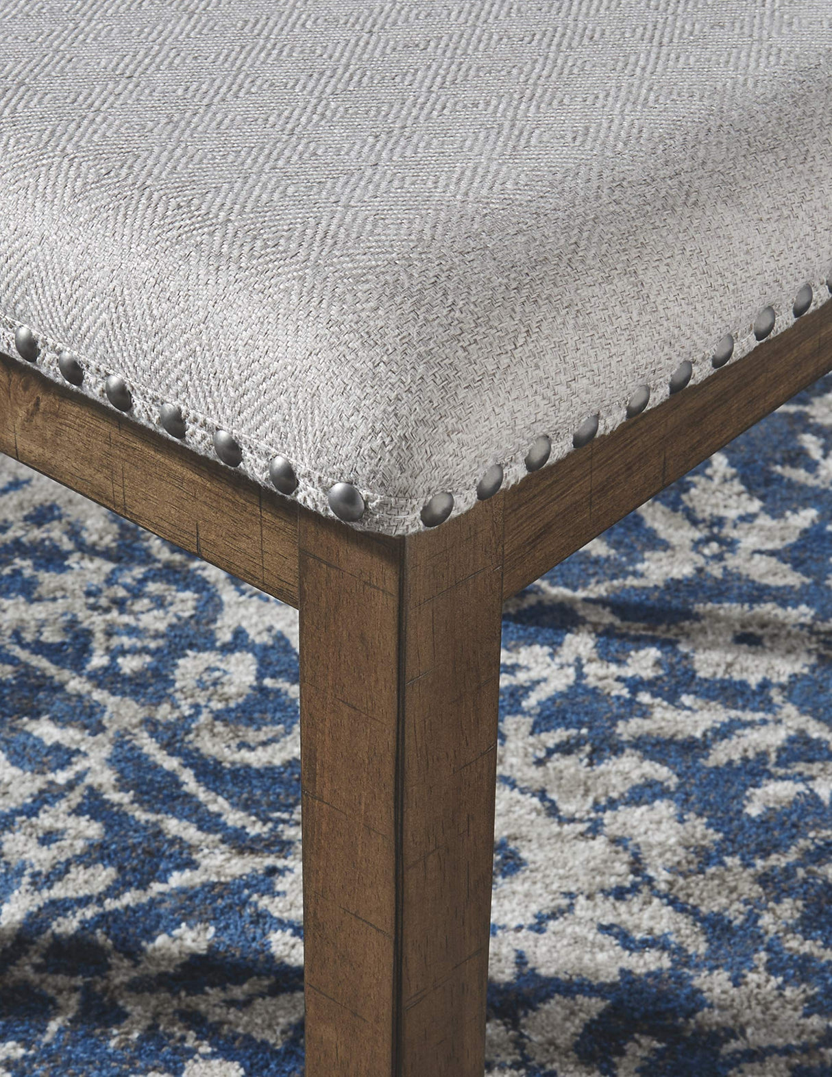 Signature Design by Ashley Moriville Modern Farmhouse 19" Upholstered Dining Room Chair, 2 Count, Brown Signature Design by Ashley