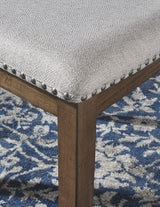 Signature Design by Ashley Moriville Modern Farmhouse 19" Upholstered Dining Room Chair, 2 Count, Brown Signature Design by Ashley