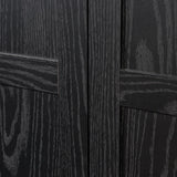 Sauder Tall Storage Cabinet, Black, 4 Adjustable Shelves, Multi-Room Use Sauder