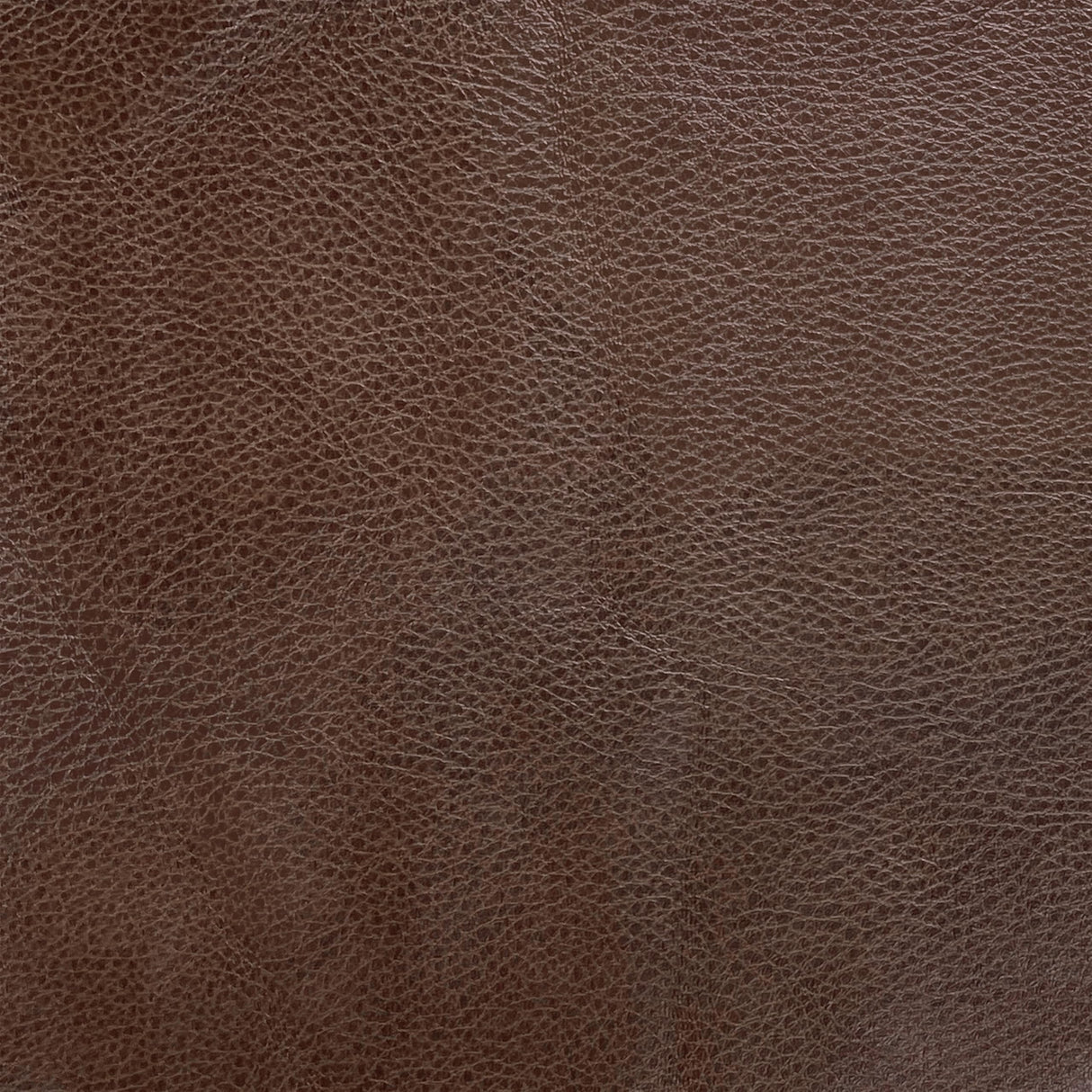 HomePop Square Ottoman with Lift Off Top - Brown Faux Leather HomePop