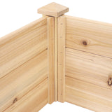 Sunnydaze 48.25-Inch Rectangular Wood Raised Garden Bed - Elevated Planter Box for Flower, Vegetable, and Herb Gardening Sunnydaze