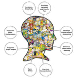 Aquarius Nickelodeon 90s Puzzle (3000 Piece Jigsaw Puzzle) - Officially Licensed Nickelodeon Merchandise & Collectibles - Glare Free - Precision Fit - 32 x 45 Inches AQUARIUS