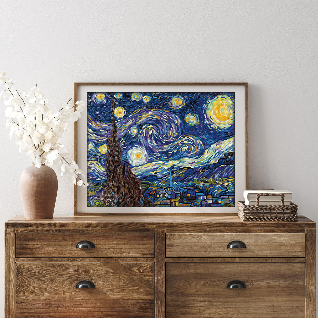 DIAMOND DOTZ Starry Night (Van Gogh) Diamond Painting Kits for Adults - Diamond Art Kits a Relaxing Creative Craft Kit with Dotz Gems 16x20 DIAMOND DOTZ
